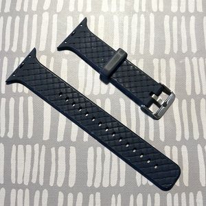 Navy Blue Fake Weaved 42 mm Apple Watch Band
